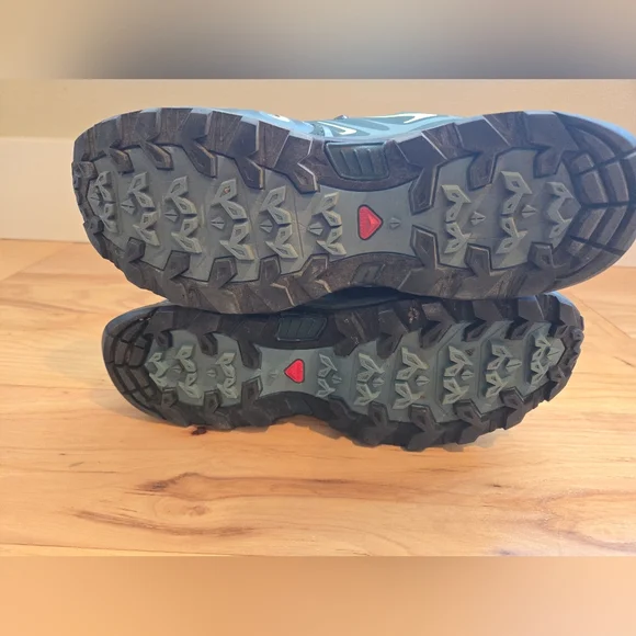 Salomon Olive/Grey X Ultra 360 Gore-tex Hiking Shoes Women's Size 9.5 - Picture 6 of 6